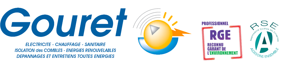 Logo GOURET - Installateur RGE panneaux solaires LE CELLIER
