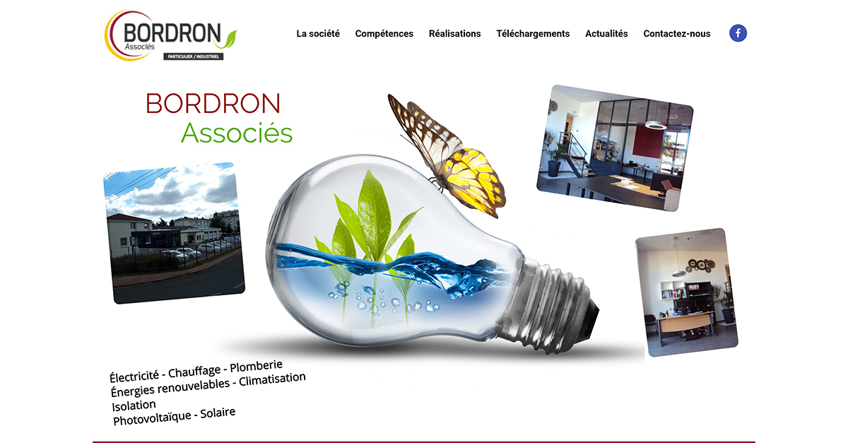Logo BORDRON ASSOCIES - Installateur RGE panneaux solaires CHOLET