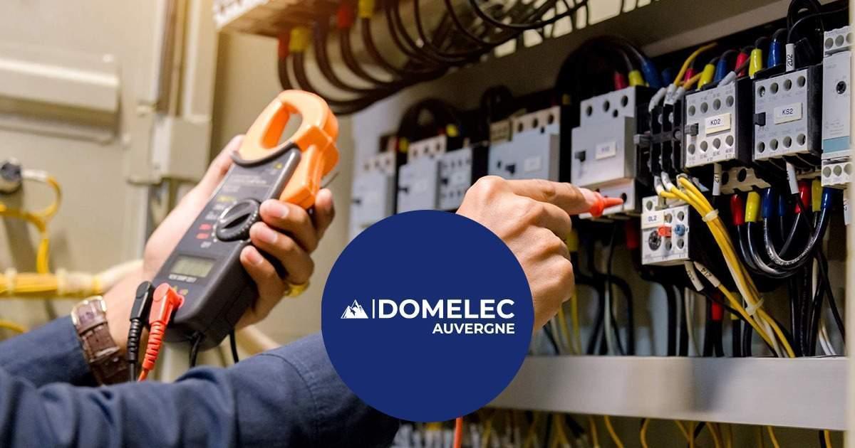 Logo DOMELEC - Installateur RGE panneaux solaires LE MONT DORE