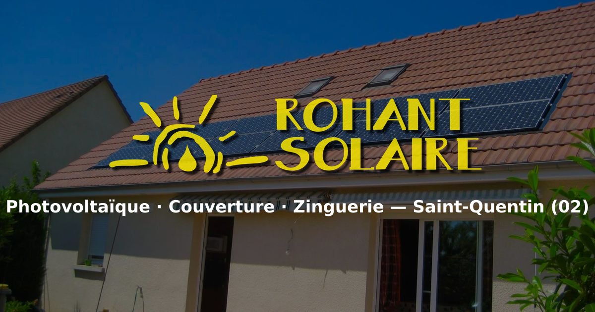 Logo ROHANT - Installateur RGE panneaux solaires SAINT QUENTIN