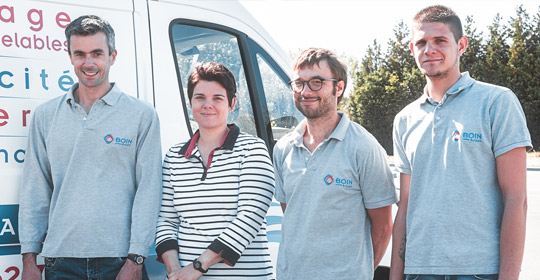 Logo BOIN - Installateur RGE panneaux solaires MONTAUDIN