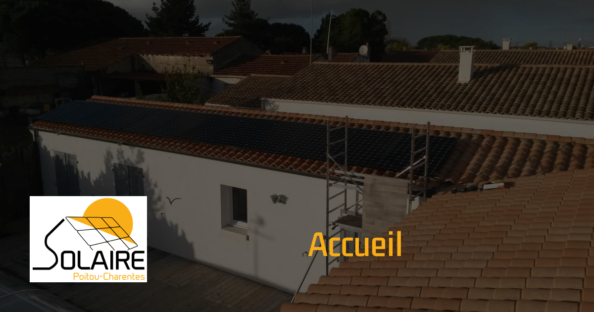 Logo SARL SOLAIRE POITOU CHARENTES - Installateur RGE panneaux solaires VASLES