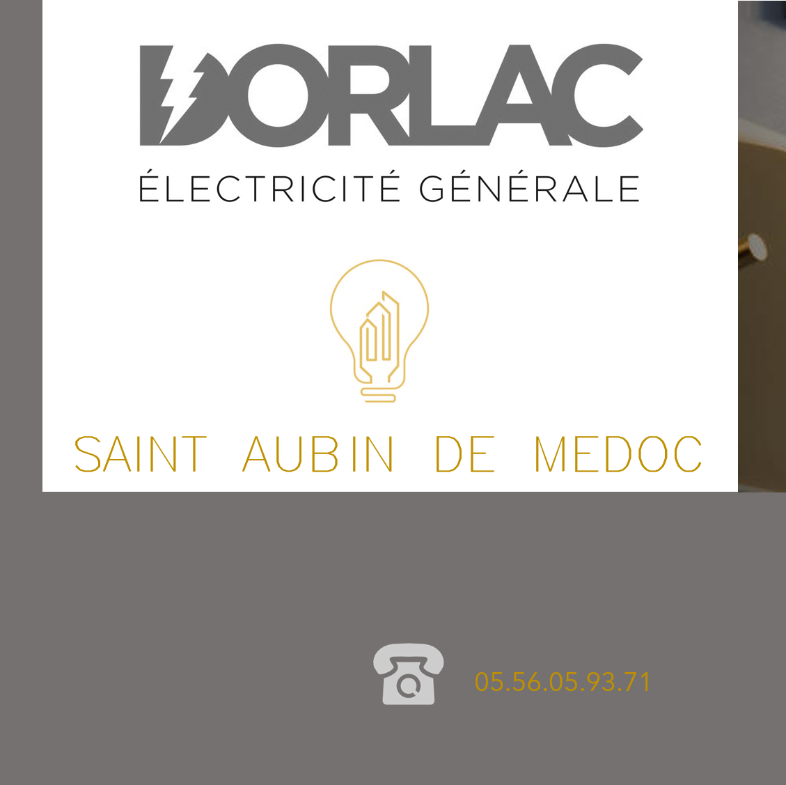 Logo DORLAC ELECTRICITE - Installateur RGE panneaux solaires SAINT-AUBIN-DE-MEDOC