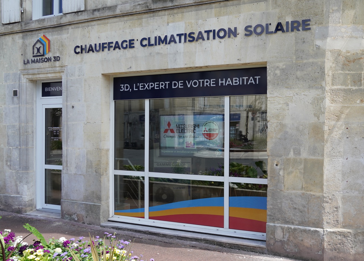 Logo LA MAISON 3D - Installateur RGE panneaux solaires COGNAC