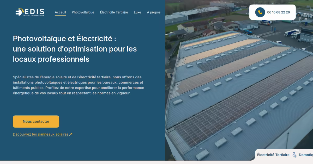 Logo EDIS ENR - Installateur RGE panneaux solaires BORDEAUX