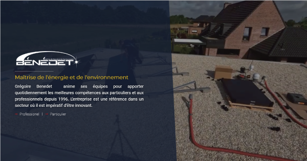 Logo SARL BENEDET - Installateur RGE panneaux solaires ROOST WARENDIN