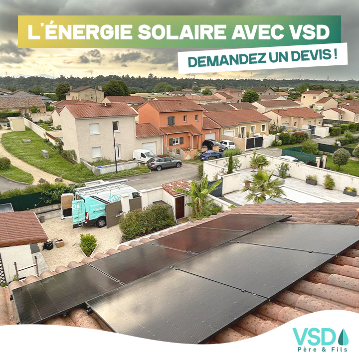 Logo VSD PERE ET FILS - Installateur RGE panneaux solaires MOURS SAINT EUSEBE