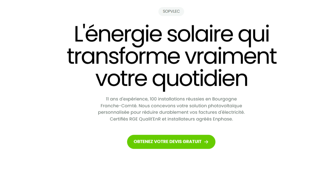 Logo SOPVLEC - Installateur RGE panneaux solaires AUTHUME