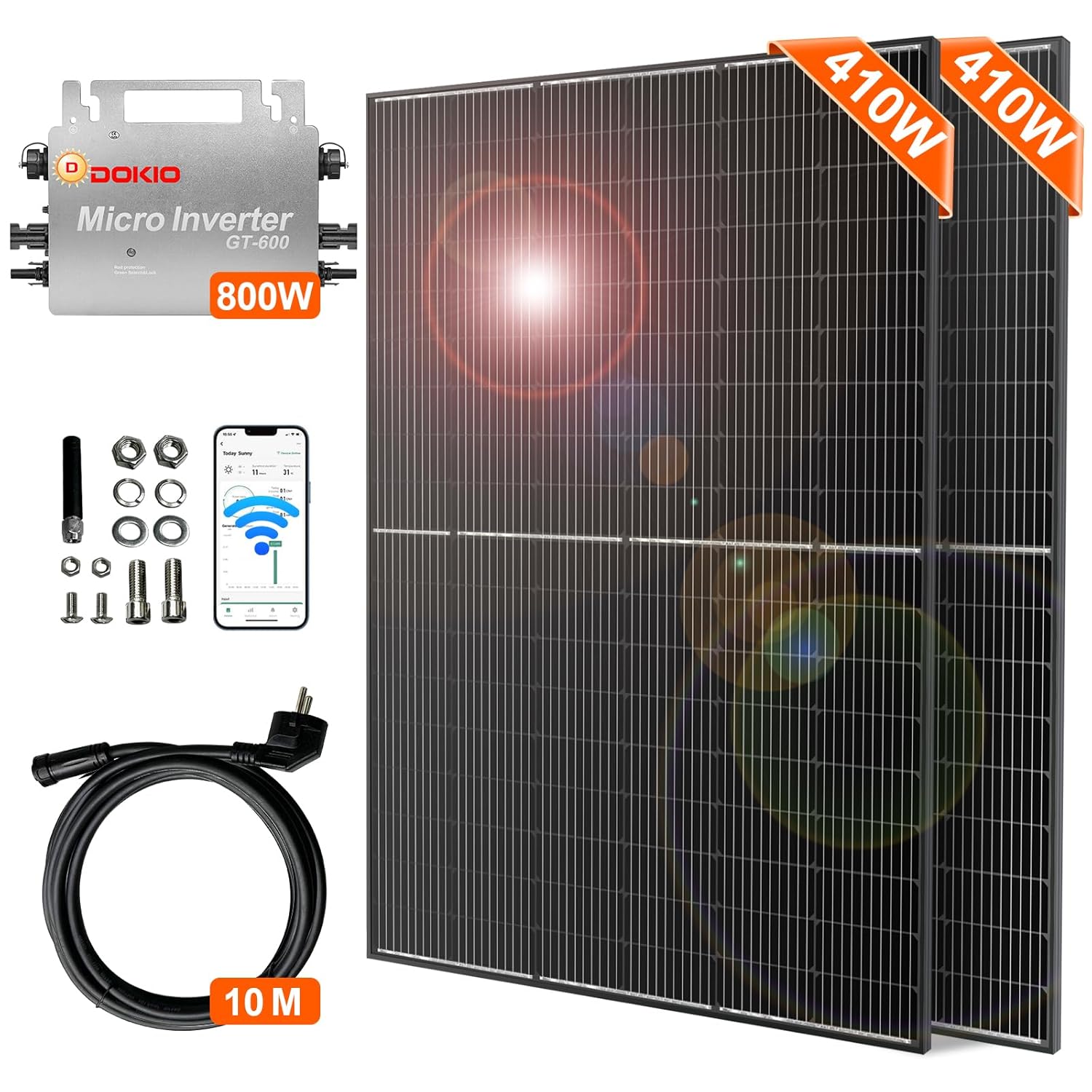 Kit Solaire Plug & Play 800W Balcon