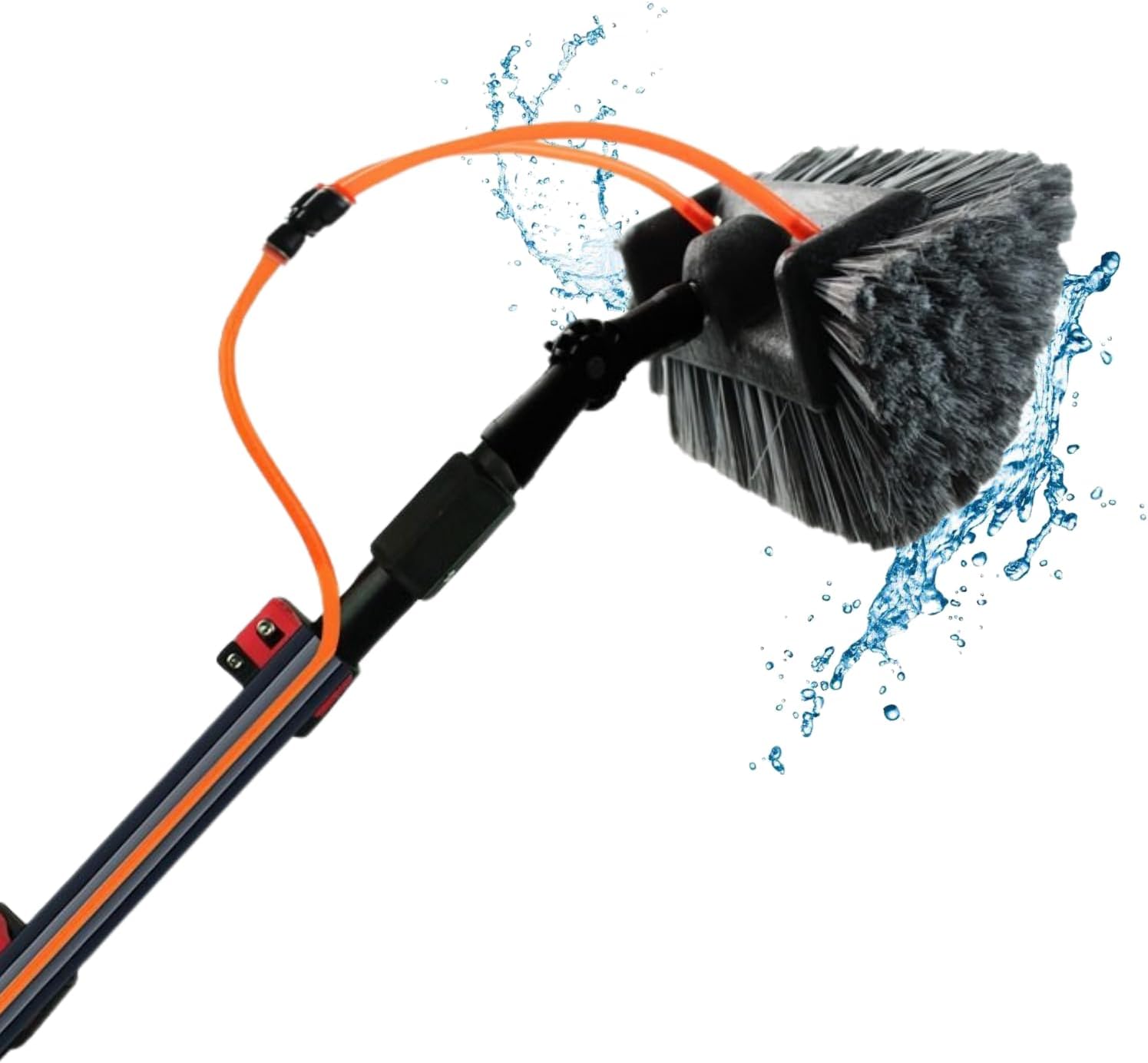 Perche Telescopique Nettoyage 8m avec Brosse